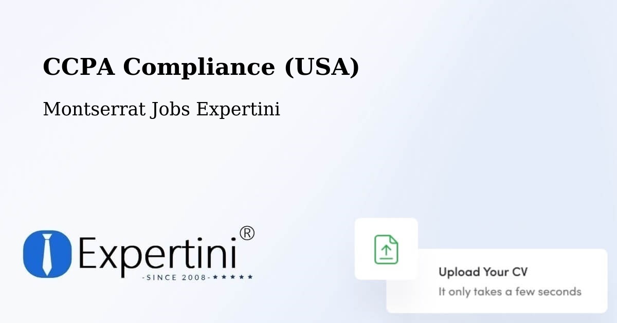 CCPA Privacy Rights & Compliance Notice – Frith - Montserrat Jobs Expertini